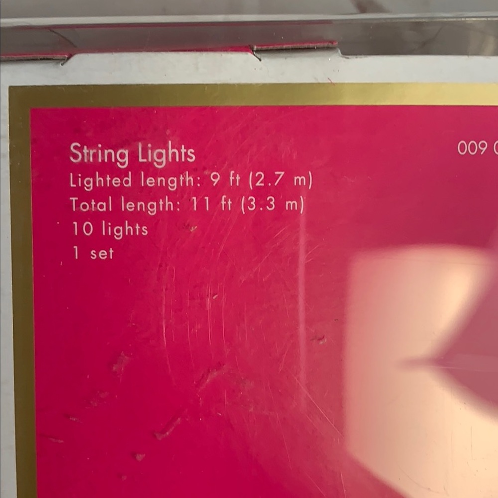 Lilly Pulitzer Gold String Lights - Picture 3 of 3